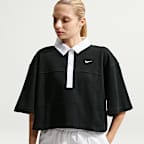 Nike Sportswear Women's Oversized Short-Sleeve Polo Top