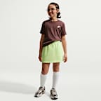 Falda de French Terry para niñas talla grande Nike Sportswear Club