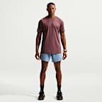 Shorts de correr Dri-FIT de 18 cm 2 en 1 para hombre Nike Stride