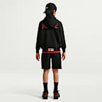 Sudadera con gorro de básquetbol Dri-FIT para niños talla grande Nike