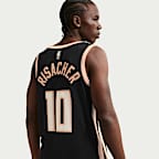 Jersey Nike de la NBA Swingman para hombre Zaccharie Risacher Atlanta Hawks City Edition