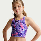 Conjunto de midkini con tirantes cruzados para niña talla grande Nike Swim