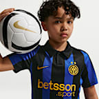 Inter Milan 2026/27 Stadium Home Nike Dri-FIT replicavoetbalshirt voor kids