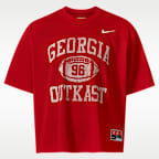 Jersey de fubol americano cropped Nike x UGA x Outkast