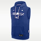 Toronto Blue Jays Authentic Collection Standard Issue Men's Nike Dri-FIT MLB Sleeveless Pullover Hoodie