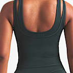 Camiseta de tirantes de cuello en forma de U con doble tirante para mujer NikeSKIMS Matte