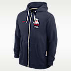 Sudadera con gorro universitaria Nike Dri-FIT de cierre completo para hombre Arizona Sideline Standard Issue