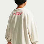 Sudadera de cuello redondo de tejido Fleece Yeti para niños talla grande Nike ACG