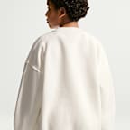 Sweat oversize à col ras-du-cou Nike Football Kylian Mbappé Club Fleece pour pré-ado
