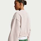 Nike Studio Fleece Medium Weight Women's Oversized Cropped Crew
