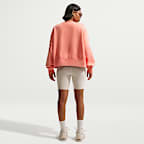 Sudadera de cuello redondo de tejido Fleece oversized para mujer Nike Sportswear Collection Essentials