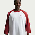 Playera de manga 3/4 raglán para hombre Nike Sportswear Club