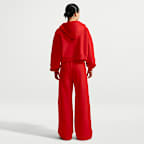 Nike Studio Fleece Medium Weight Women's Oversized Full-Zip Cropped Hoodie