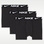 Nike Big Kids' Dri-FIT Solid Boxer Briefs (3-Pack)