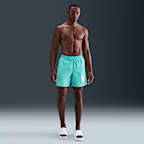 Shorts de playa o alberca con forro completo de 18 cm para hombre Nike Swim