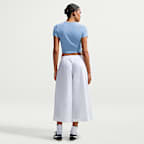 Playera slim cropped para mujer Nike Sportswear Chill Knit