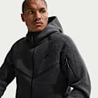 Chamarra Windrunner de tejido Fleece de cierre completo para hombre Nike Tech