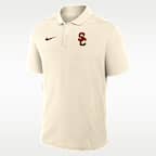 Polo universitario Nike Dri-FIT para hombre USC Victory Primary Logo