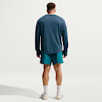 Nike Miler Dri-FIT wintertaugliches Lauf-Longsleeve mit UV-Schutz (Herren)
