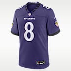 Lamar Jackson Baltimore Ravens Men's Nike NFL Game Jersey