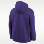 Minnesota Vikings Essentials Club Logo Arch Big Kids' Nike NFL Pullover Crew