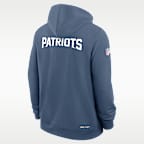 New England Patriots Rivalries Collection Sideline Men's Nike Dri-FIT NFL Pullover Hoodie