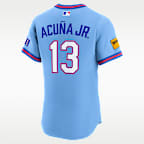 Ronald Acuna Jr. Atlanta Braves City Connect Men's Nike MLB Authentic Jersey