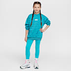 Nike Sportswear Club Fleece Big Kids' (Girls') Oversized Crew-Neck Sweatshirt
