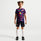 FC Barcelona Younger Kids' Nike Dri-FIT Football Pre-Match Top