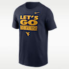 West Virginia Sideline Slogan Men's Nike Dri-FIT College Long-Sleeve T-Shirt