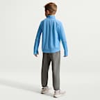 Nike Younger Kids' Dri-FIT Miler Quarter-Zip Top and Trousers Set