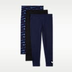 Nike-leggings til mindre børn (pakke med 3 stk.)