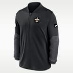 New Orleans Saints Feel The Pressure Men's Nike Dri-FIT NFL 1/2-Zip Top