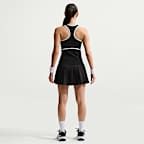 Nike Victory Dri-FIT tennisrok met hoge taille