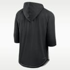 San Francisco Giants Authentic Collection Flux Men's Nike Dri-FIT MLB 3/4-Sleeve Hooded T-Shirt