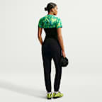 Pants de tiro medio con puño para mujer Nike Studio Fleece Lightweight "French Terry"