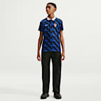 FFF 2026/27 Match Home Older Kids' Nike Aero-FIT Football Authentic Jersey