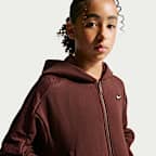 Nike Sportswear Older Kids' (Girls') Fleece Long-Sleeve Dance Top