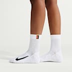 NikeCourt Multiplier Max Tennis Ankle Socks (2 Pairs)