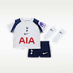 Tottenham Hotspur 2025/26 Stadium Home Baby/Toddler Nike Football Replica 3-Piece Kit