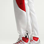 Nike Tech Men's Colour-Block Open-Hem Fleece Trousers