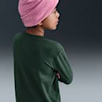 Playera de manga larga para niños grandes Nike Sportswear