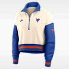 Florida Legacy Women's Nike College Cropped Oversized 1/4-Zip Crew