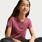 Nike Sportswear Older Kids' (Girls') Cropped T-Shirt