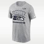 Playera Nike de la NFL para hombre Seattle Seahawks Super Bowl LX Champions Ice Classic Roster