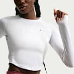 Nike Tempo Women's Dri-FIT Cropped Long-Sleeve Running Top