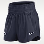Shorts universitarios Nike Dri-FIT para mujer Penn State Primary Logo One
