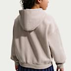 Nike Sportswear Studio Fleece Big Kids' (Girls') Oversized Full-Zip Hoodie