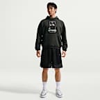 르브론 '허트 필링스' 남성 써마 핏 브러시드 농구 풀오버 후디