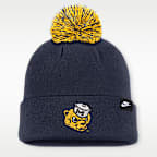 Gorro con dobladillo universitario Nike para hombre Michigan Peak